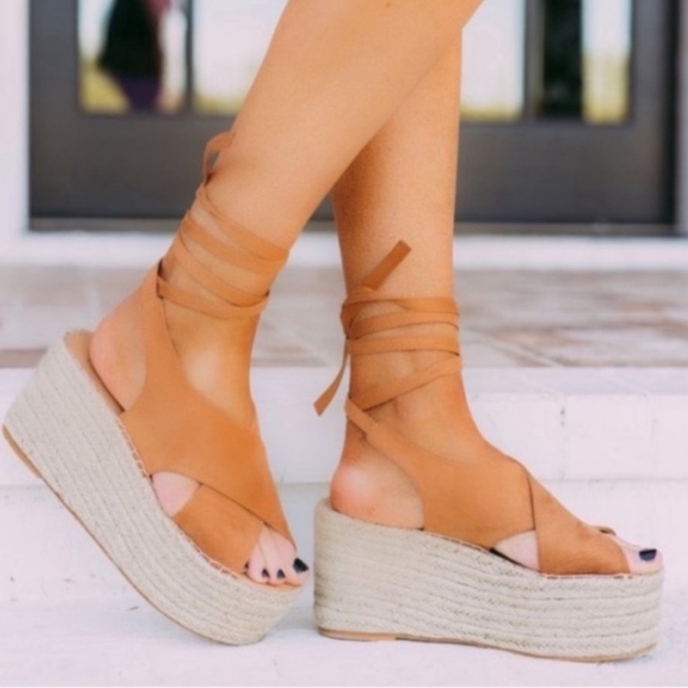 NWOT ShuShop Juno Espadrille Sandals - Picture 2 of 11